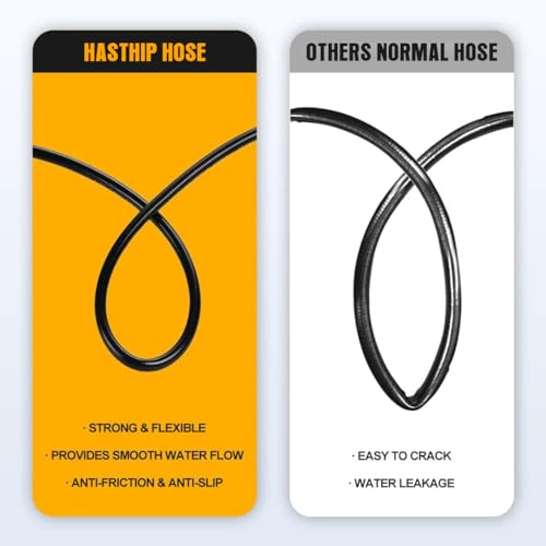 HASTHIP® 6m High Pressure Washer Hose Heavy Duty Car 5800 PSI Pipe for Karcher Cazar Ballorex Jpt Starq Washers 2PCS HASTHIP® 6m High Pressure Washer Hose Heavy Duty Car 5800 PSI Pipe for Karcher Cazar Ballorex Jpt Starq Washers 2PCS